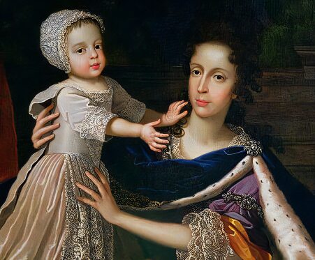 Mary of Modena and James Francis Edward Stuart