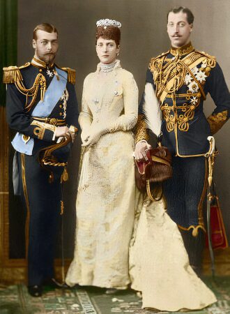 Alexandra of Denmark, Albert Victor, Duke of Clarence and George Duke of York
