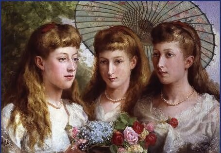 Three daughters of albert
