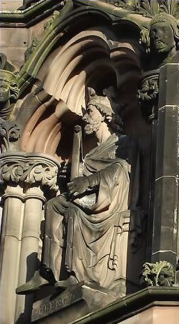 Alfred the Great from Lichfield Cathedral