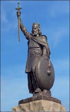 Statue of Alfred the Great at Winchester