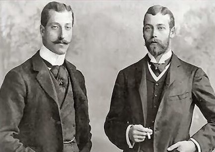 Albert Victor and his younger brother George