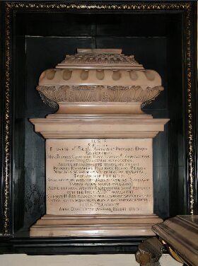The Urn containing the alleged bones of the Princes in the Tower