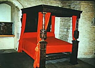 Raleigh's bed in the bloody Tower