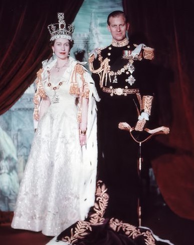 Queen Elisabeth and the Duke of Edinburgh