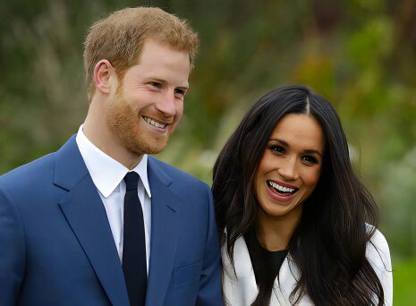 The Duke and Duchess of Sussex on their engagement